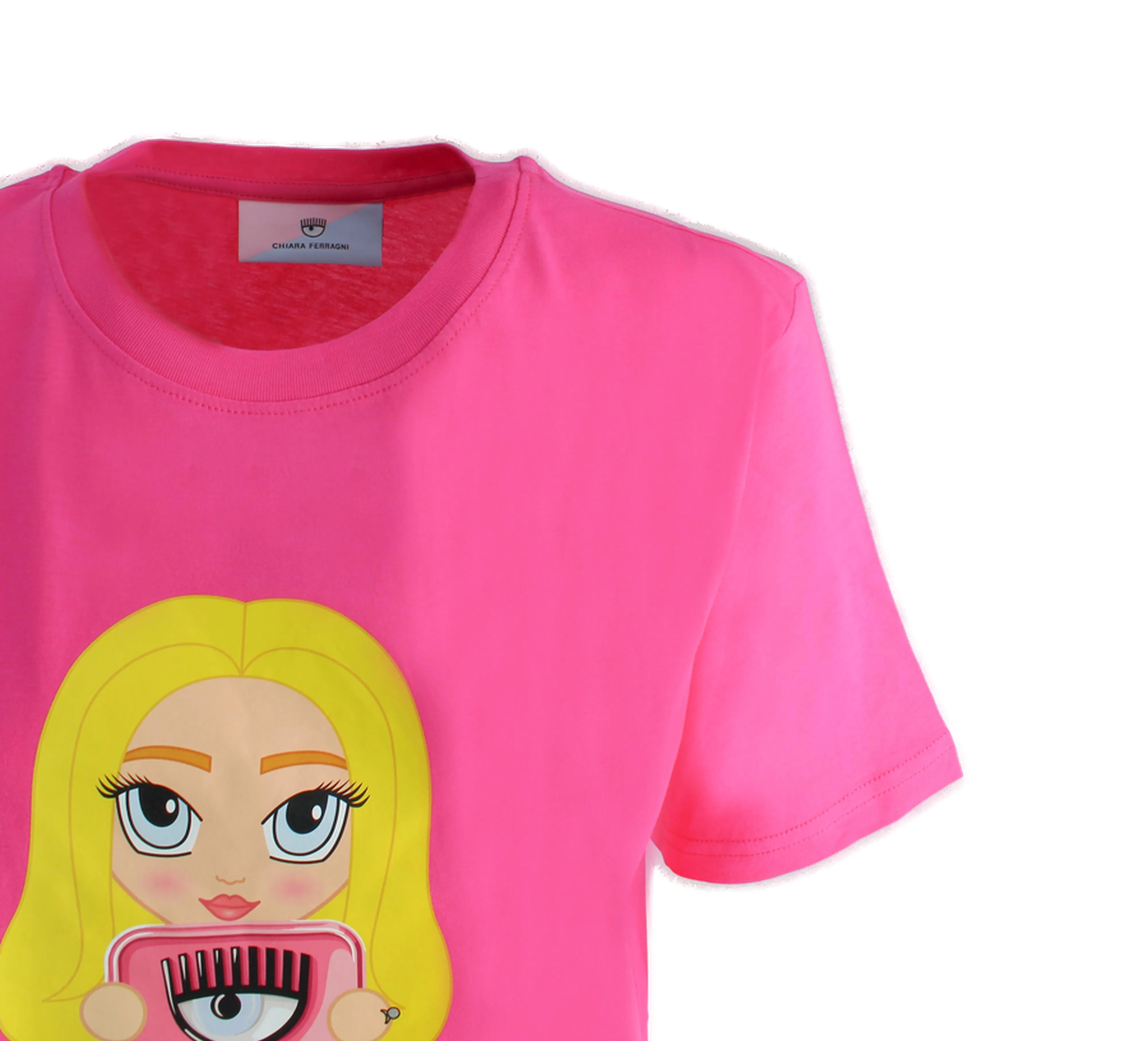 Chiara Ferragni Logo Printed Crewneck T-Shirt