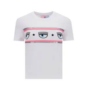 Chiara Ferragni Logo Printed Crewneck T-Shirt