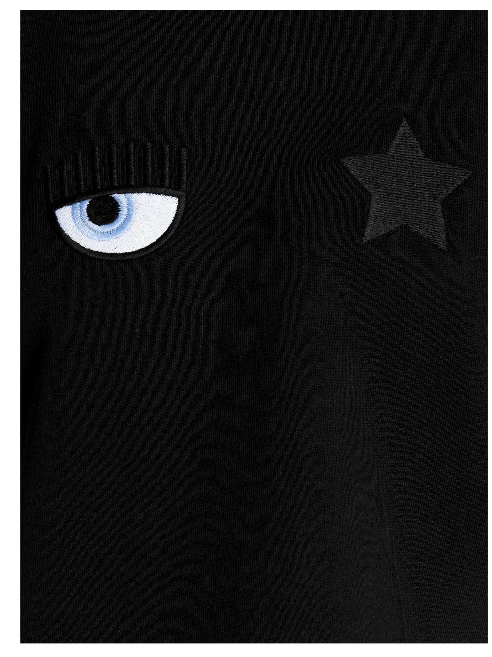 Chiara Ferragni Wide Sleeved Cropped Hoodie