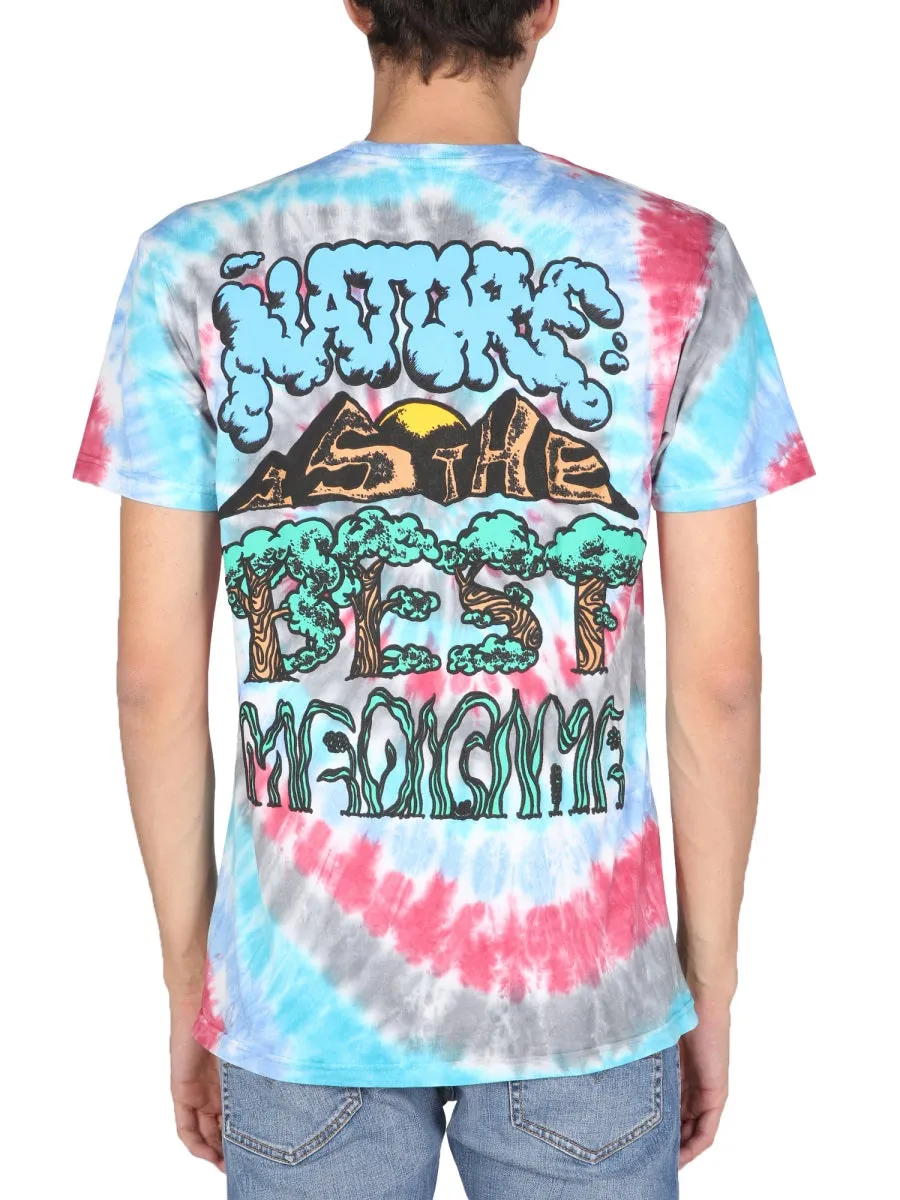 Chinatown Market Tie-Dye Printed T-Shirt