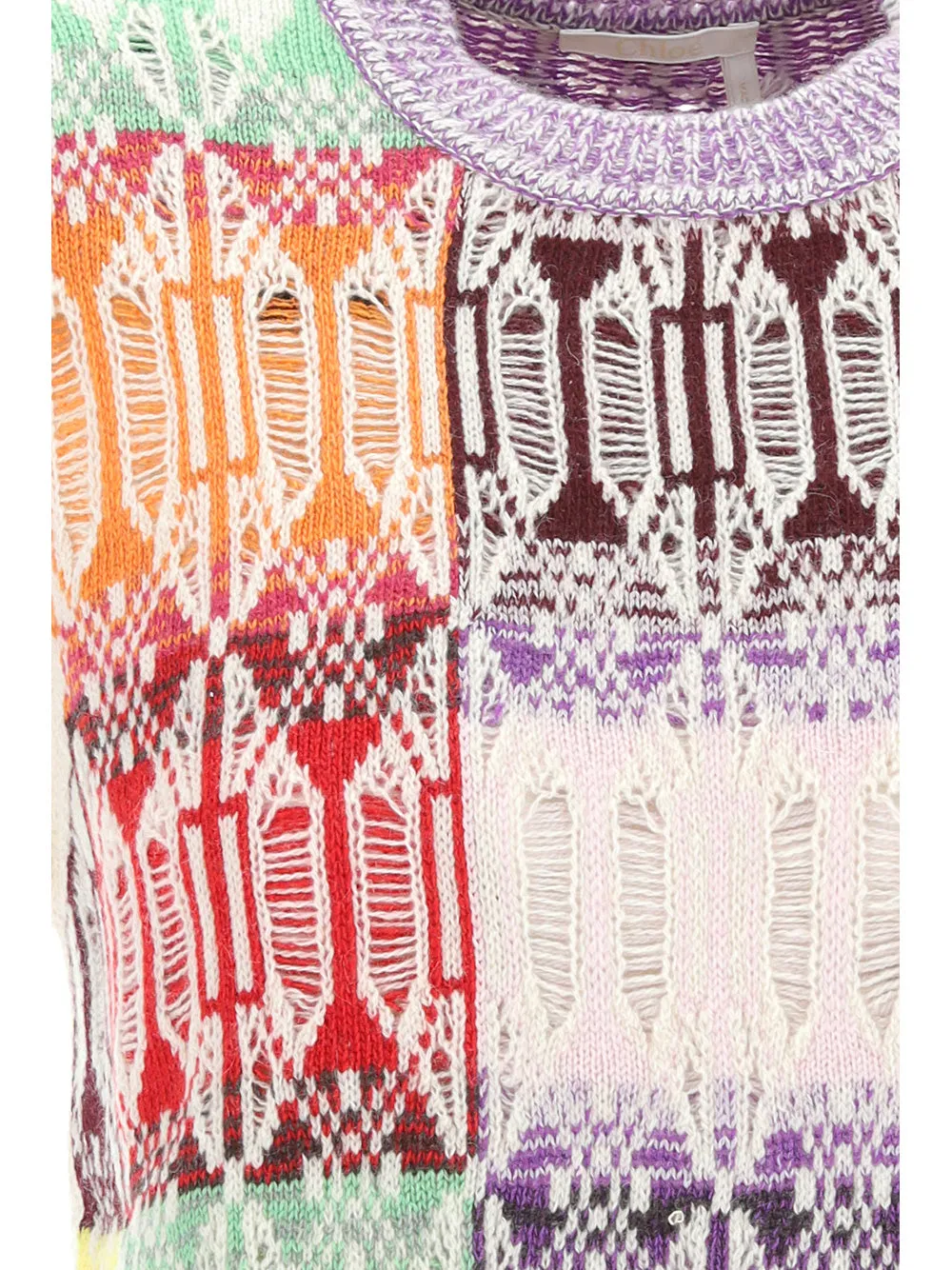 Chlo Crewneck Sleeveless Knitted Top
