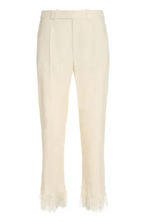 Chlo Fringed Straight Leg Pants