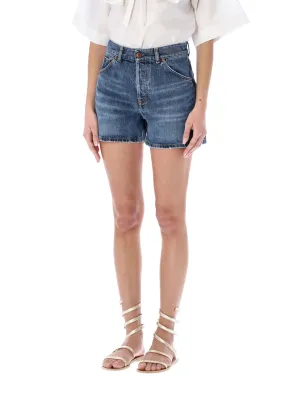 Chlo High Waist Denim Shorts