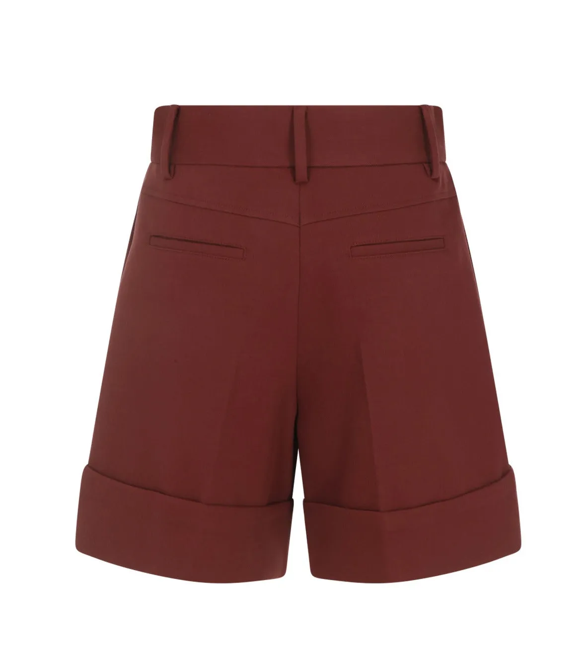 Chlo High Waist Wide Leg Tailored Shorts