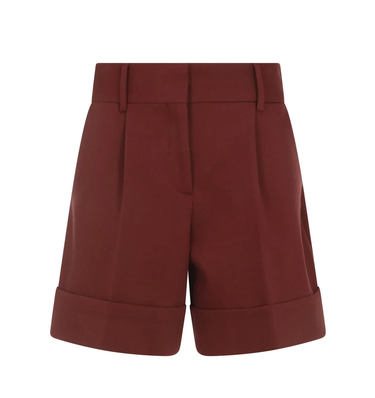 Chlo High Waist Wide Leg Tailored Shorts