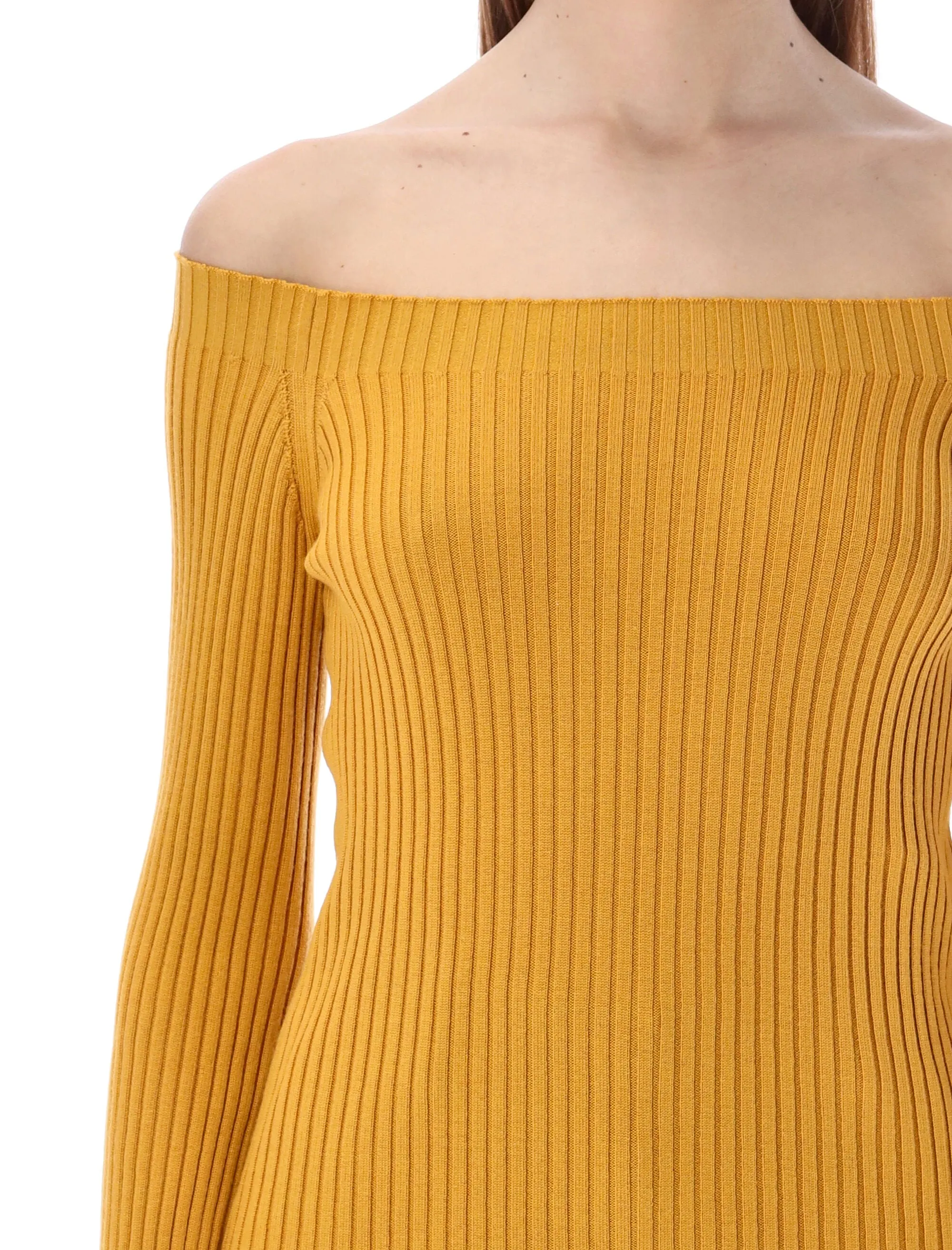 Chlo Off-Shoulder Knit Jumper