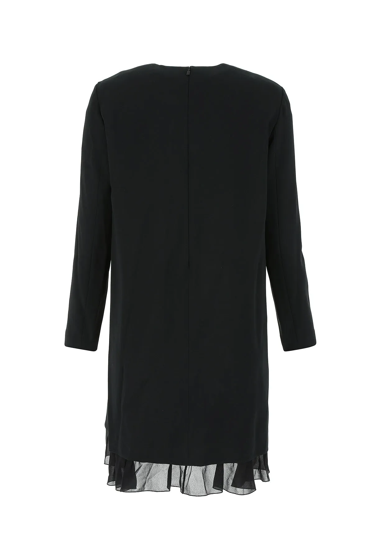 Chlo Ruffled Logo Embroidered Dress