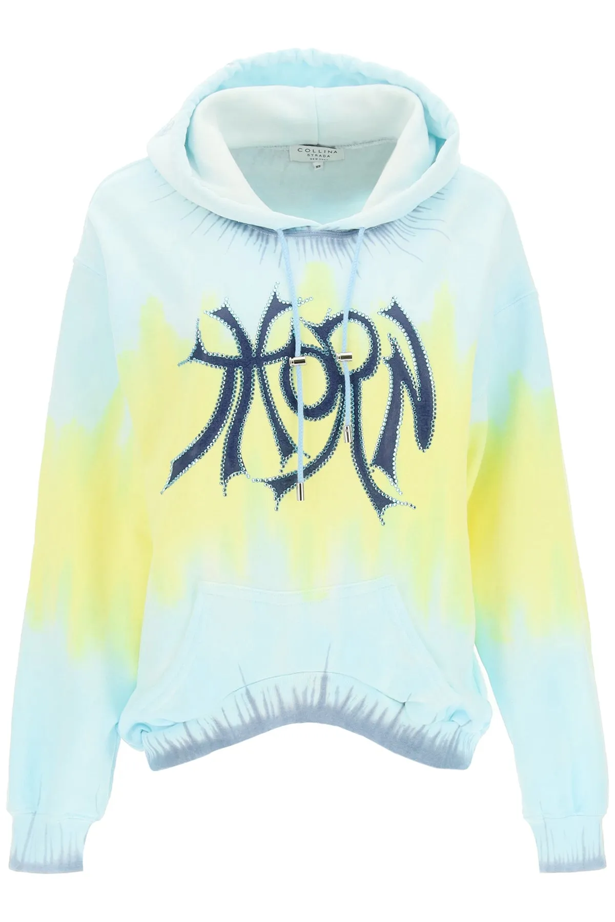 Collina Strada Tie-Dye Motif Print Hoodie