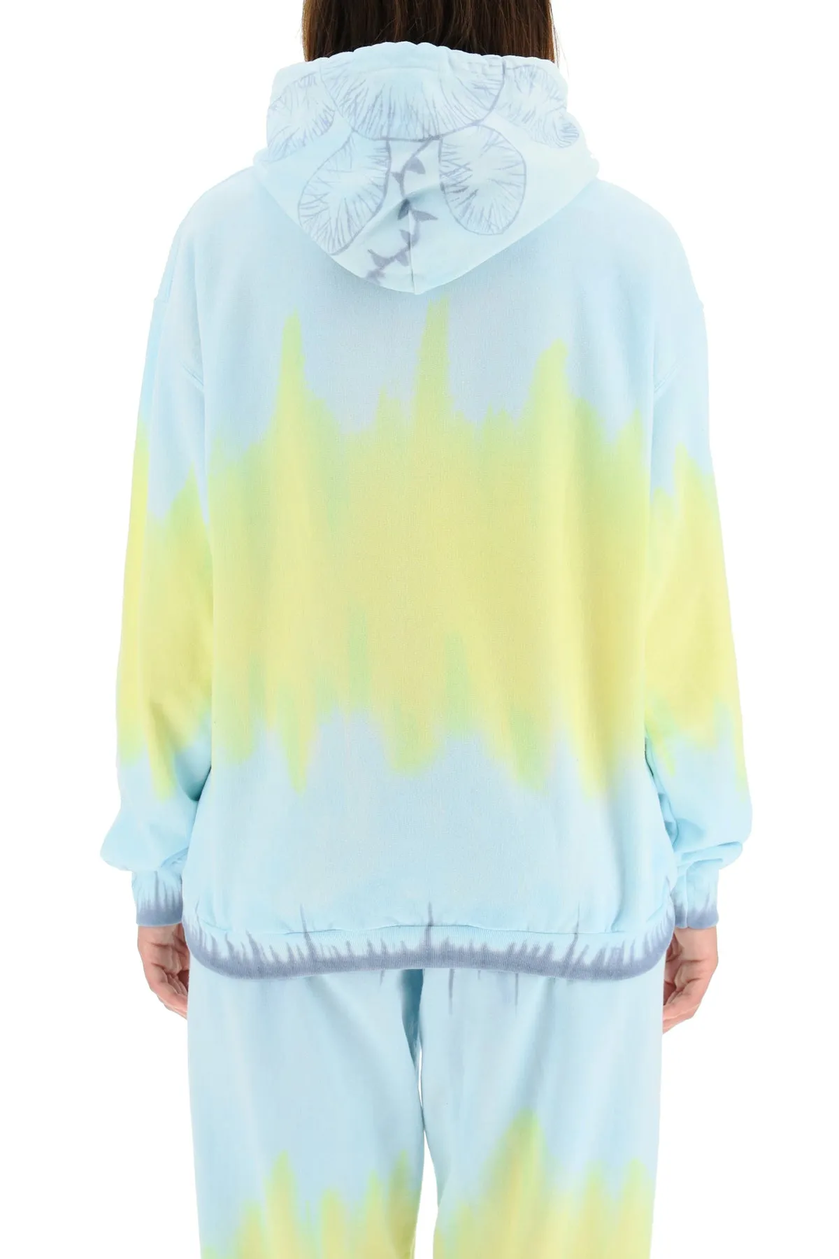 Collina Strada Tie-Dye Motif Print Hoodie