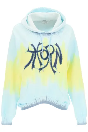 Collina Strada Tie-Dye Motif Print Hoodie