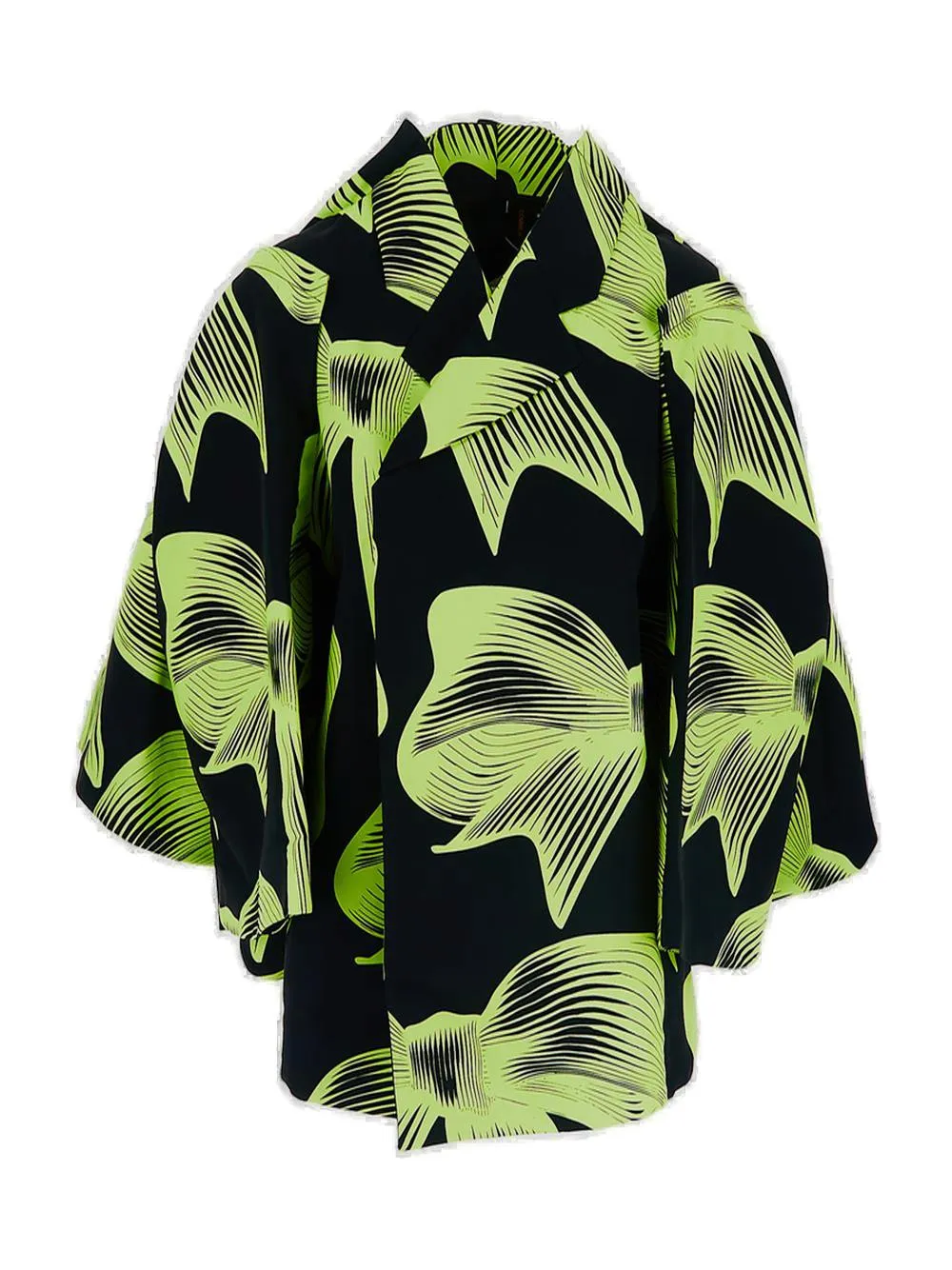 Comme des Garons Bow Printed Oversized Jacket