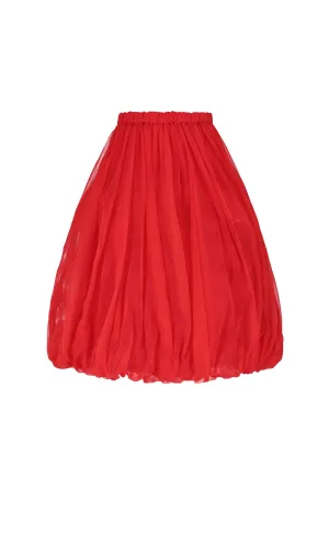 Comme des Garons Girl High Waist Midi Skirt