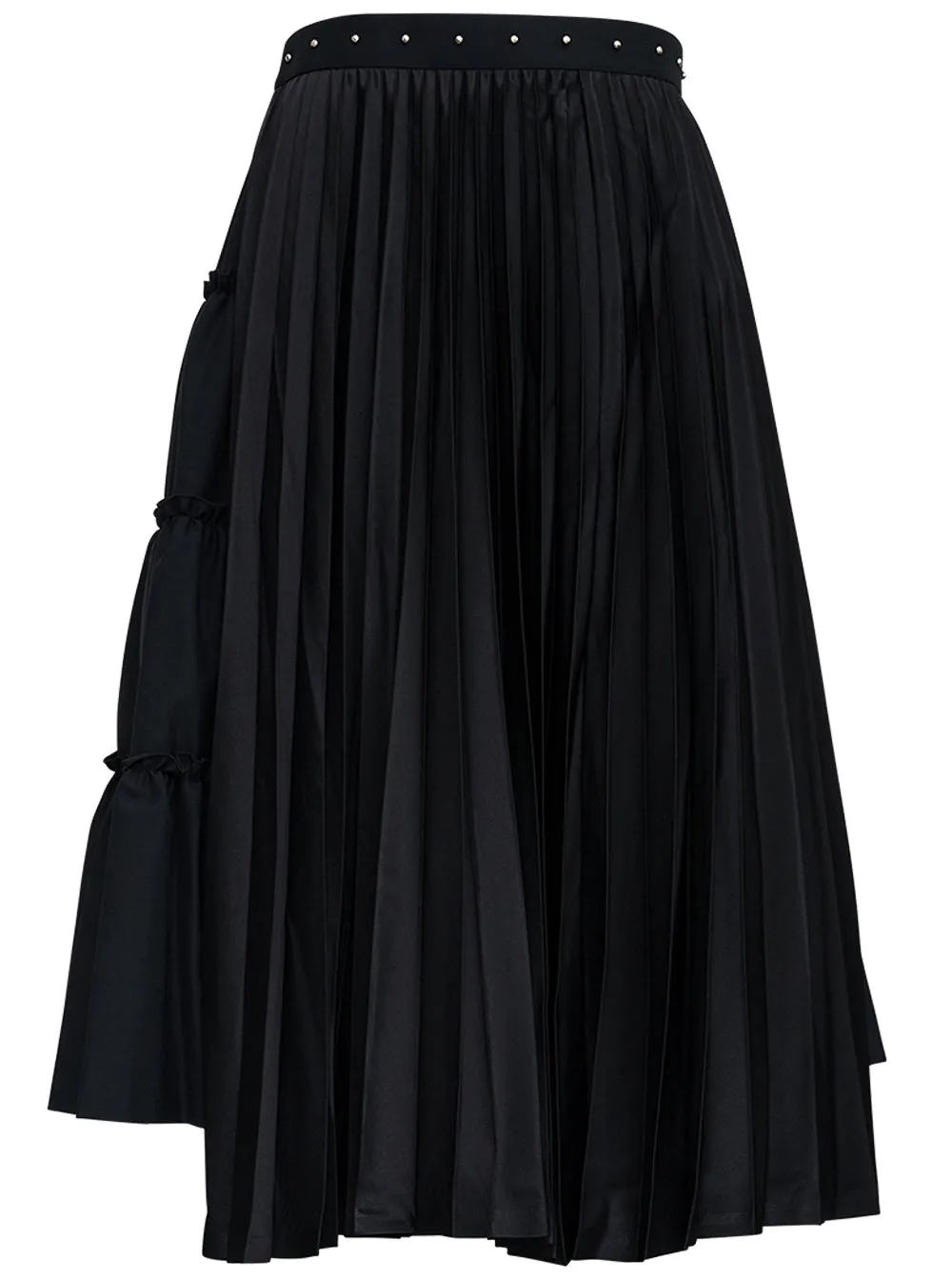 Comme Des Garons Noir Kei Ninomiya High Waist Pleated Skirt