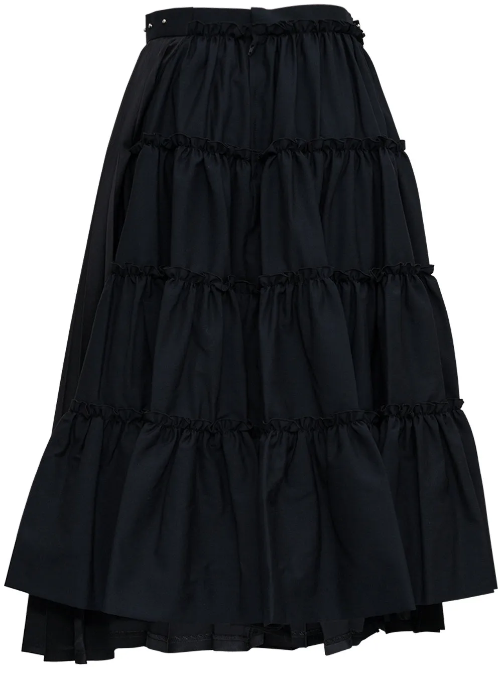 Comme Des Garons Noir Kei Ninomiya High Waist Pleated Skirt