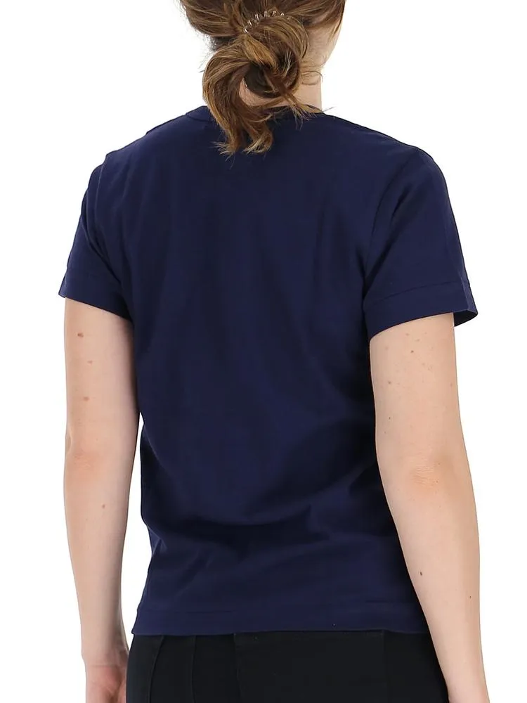Comme des Garons Play Embroidered Double Heart T-Shirt