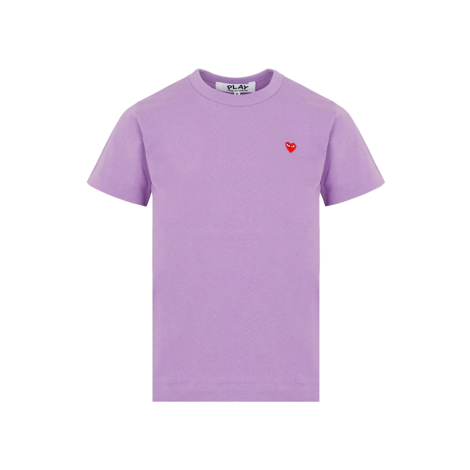 Comme des Garons Play Logo Embroidered Crewneck T-Shirt