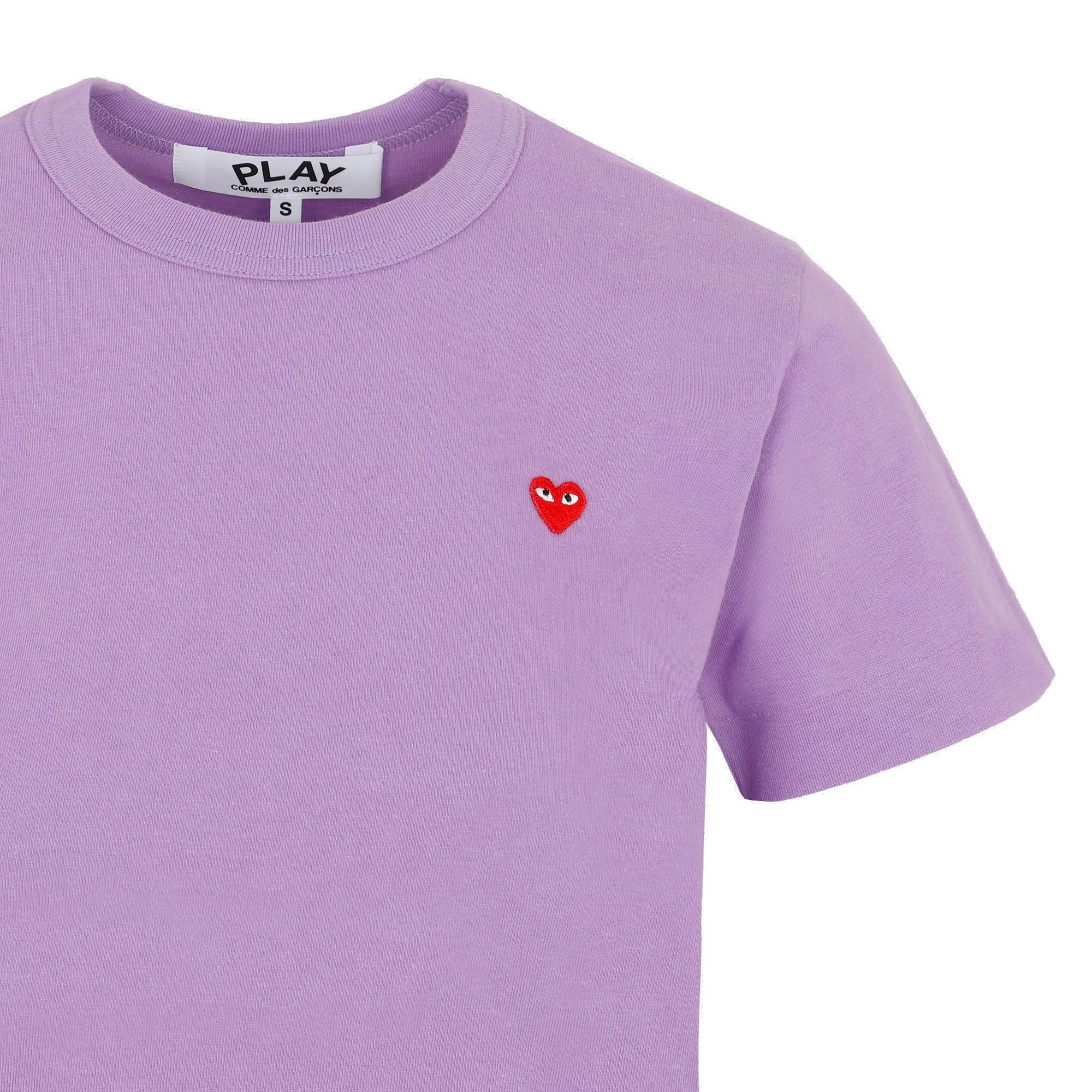 Comme des Garons Play Logo Embroidered Crewneck T-Shirt