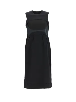 Comme Des Garons Raw-Edge Sleeveless Dress