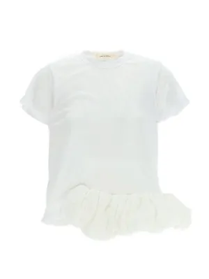 Comme Des Garons Ruffled Detail T-Shirt