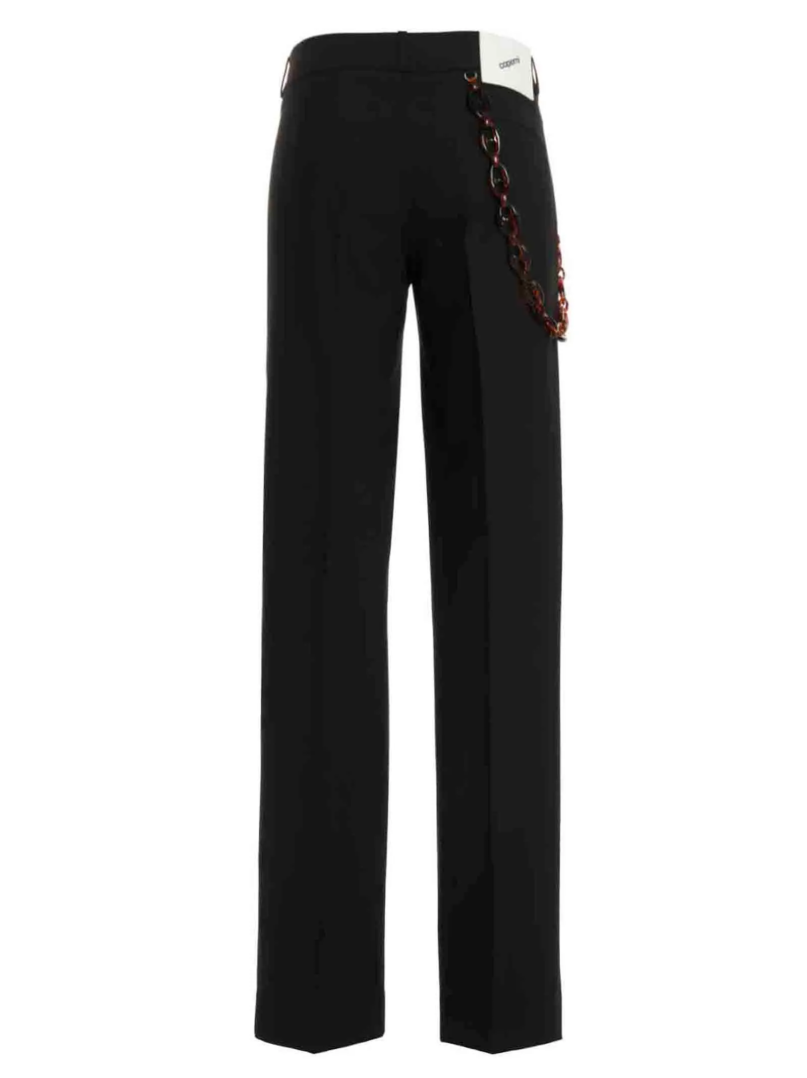 Coperni Chain-Link Detailed Straight Leg Pants