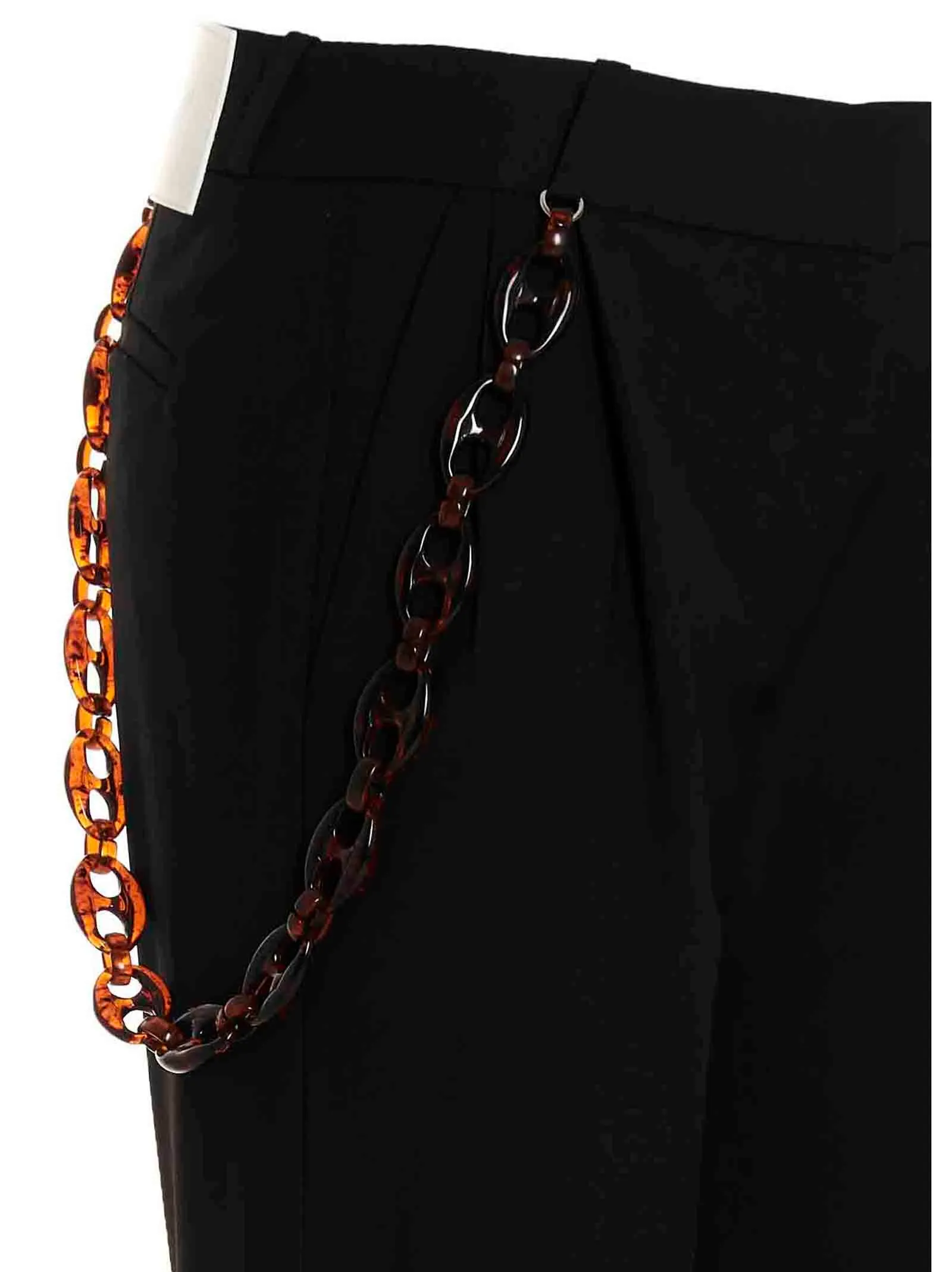 Coperni Chain-Link Detailed Straight Leg Pants