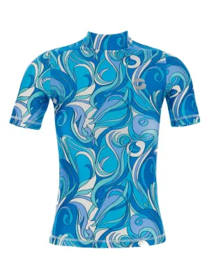 Coperni Graphic Printed High Neck Top