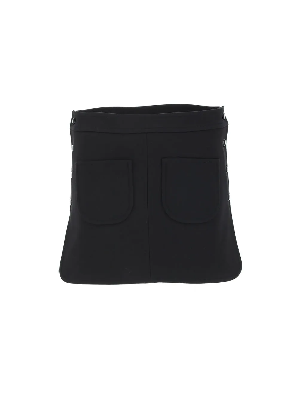 Courrges Mid Rise Knitted Mini Skirt