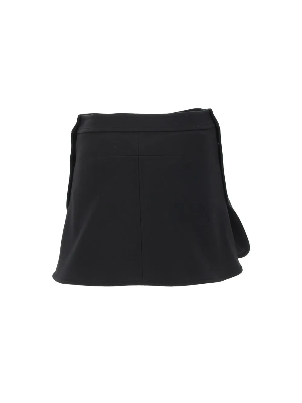 Courrges Mid Rise Knitted Mini Skirt