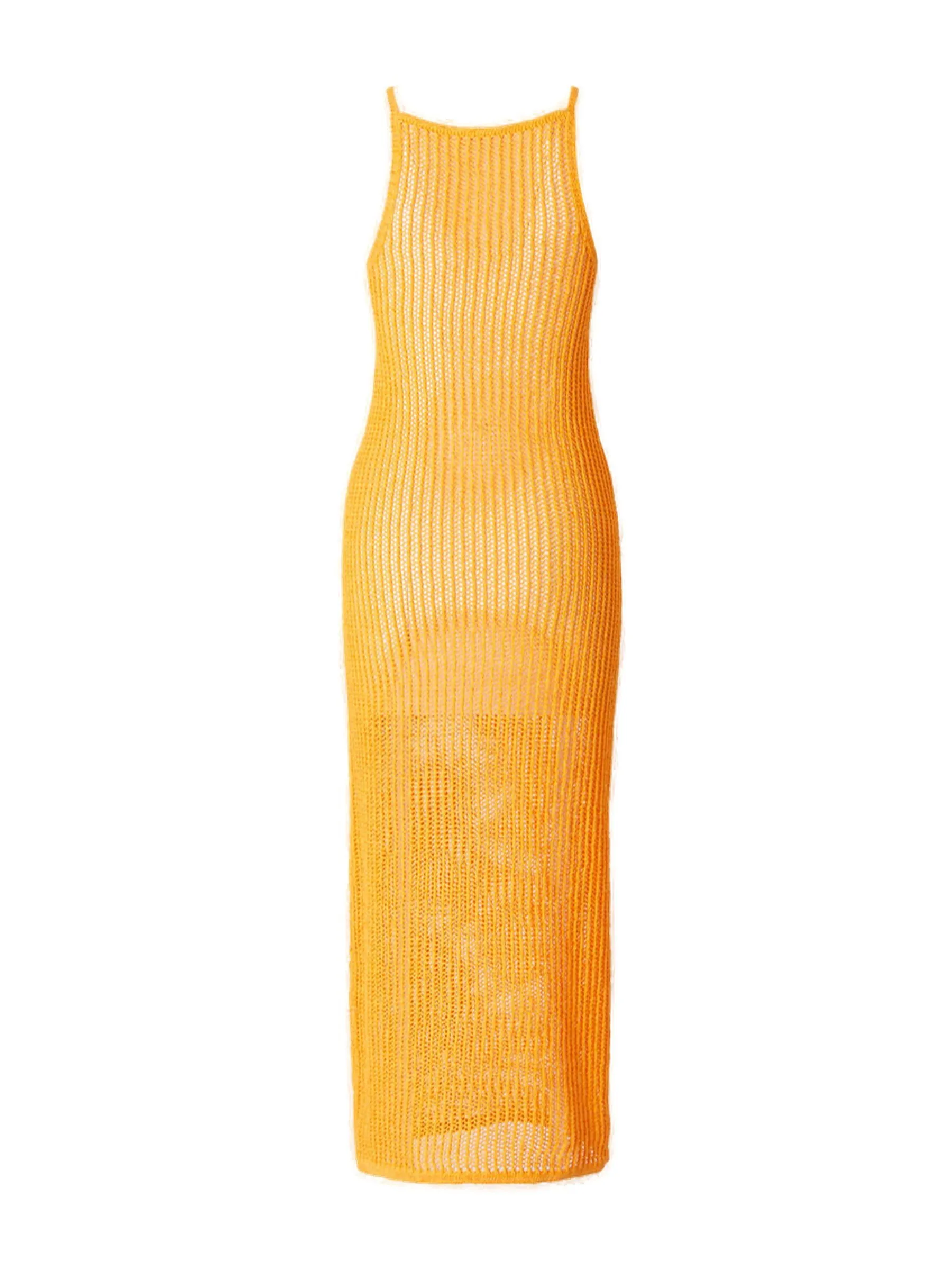 Cult Gaia Sleeveless Ribbed Dress