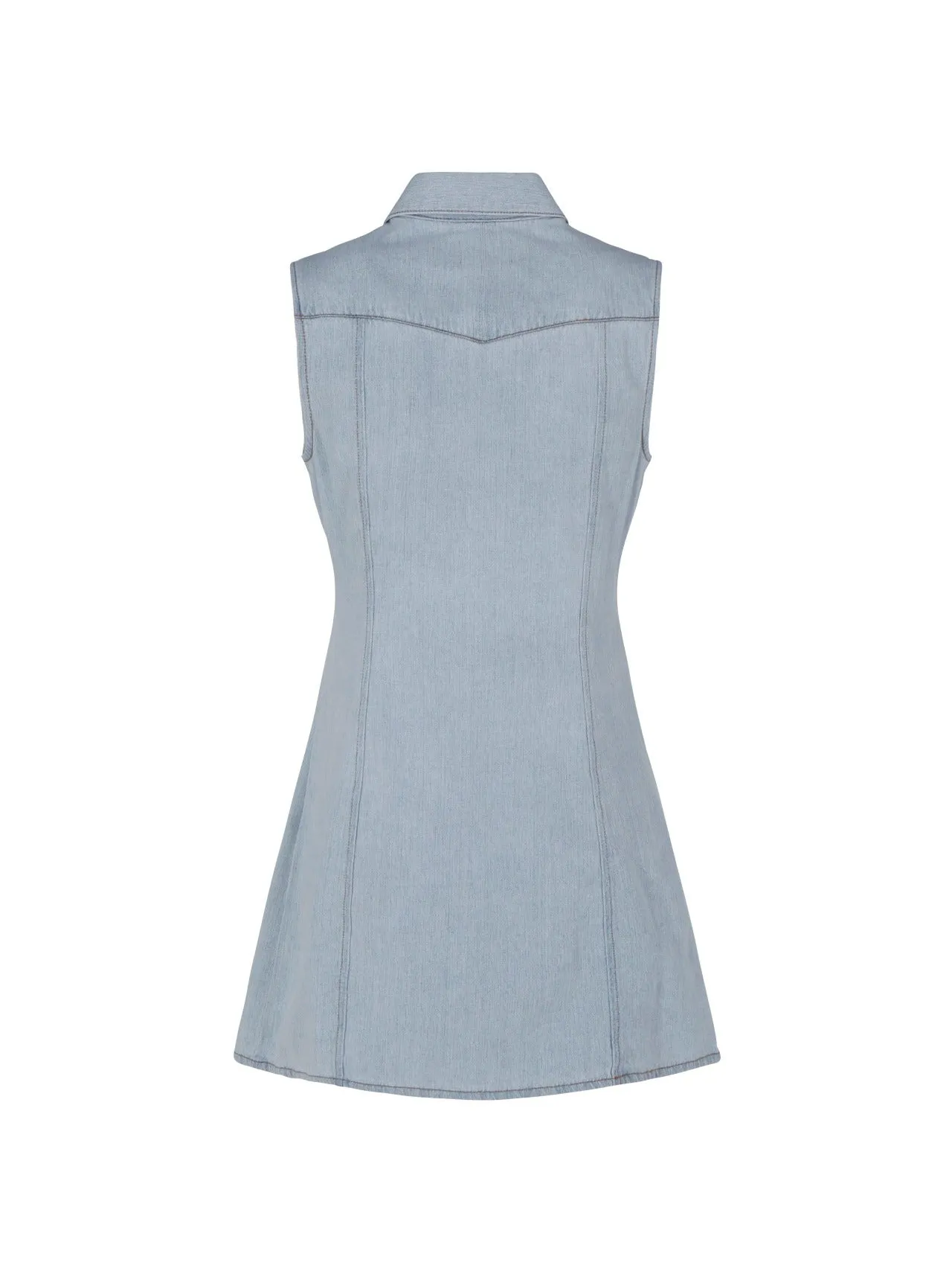 Diesel De-Glo Sleeveless Denim Mini Dress
