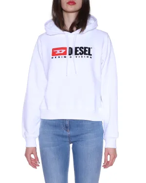 Diesel Logo Detailed Drawstring Long-Sleeved Hoodie