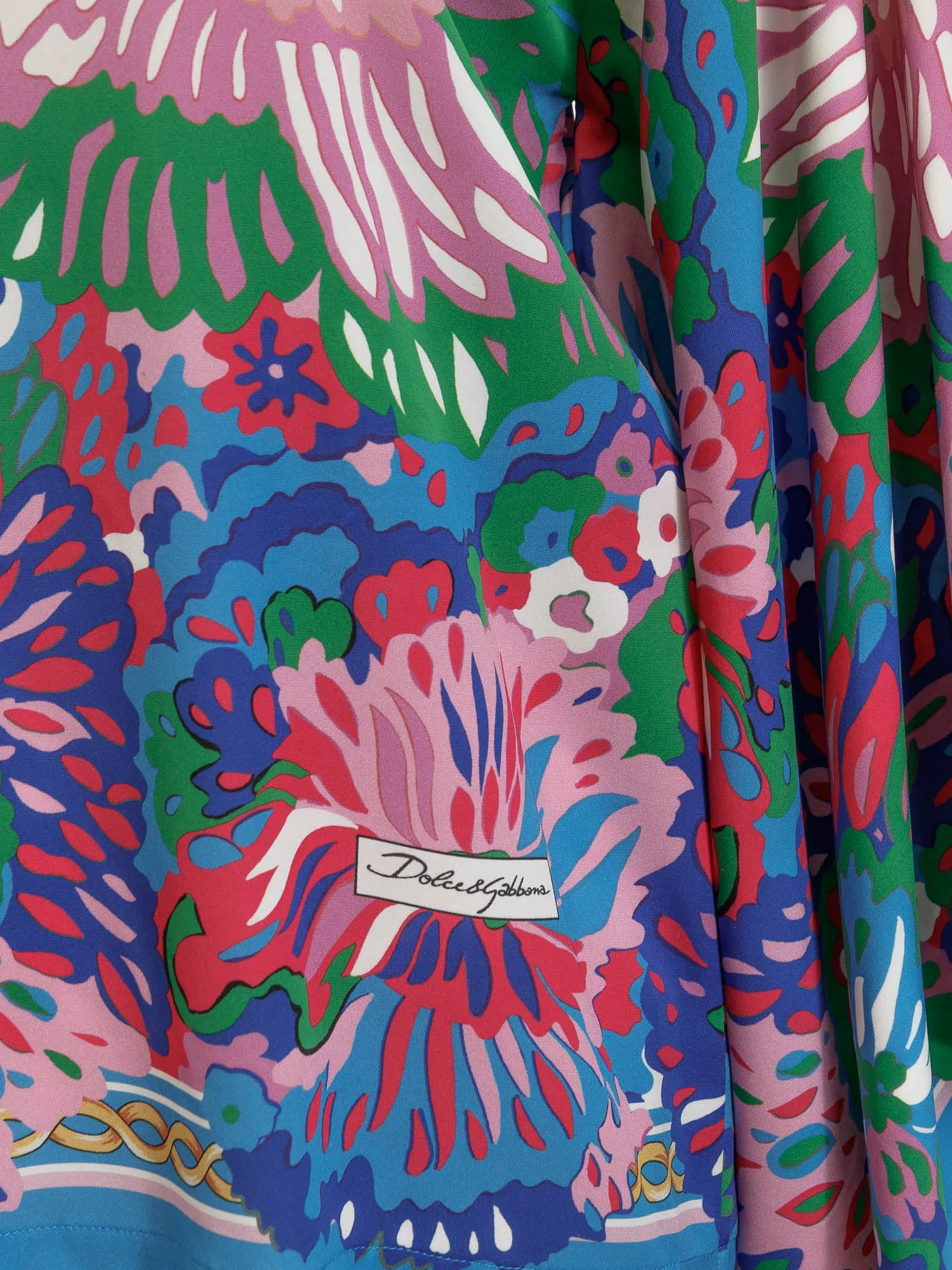 Dolce & Gabbana 60s-Print Kimono Sleeved Top