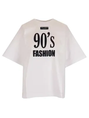 Dolce & Gabbana 90s Fashion Print T-Shirt