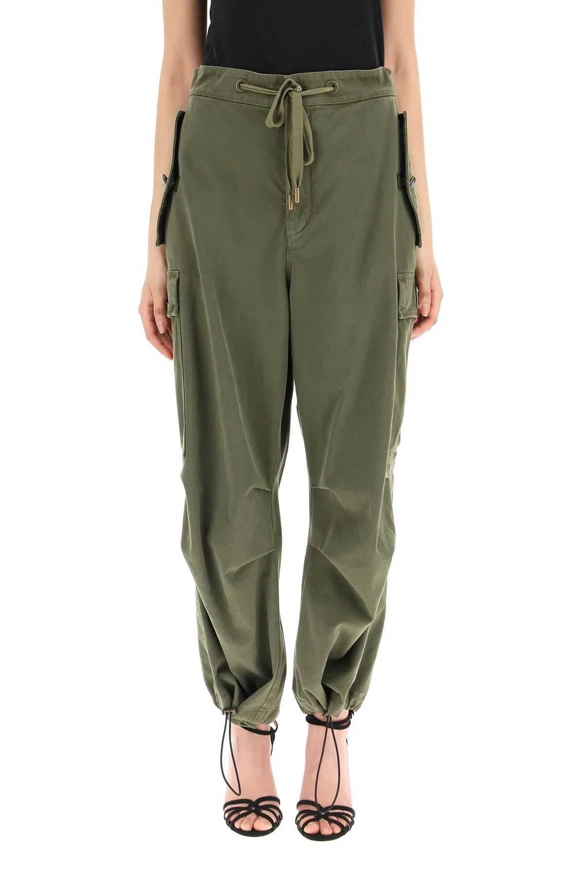 Dolce & Gabbana Drawstring Waistband Cargo Trousers