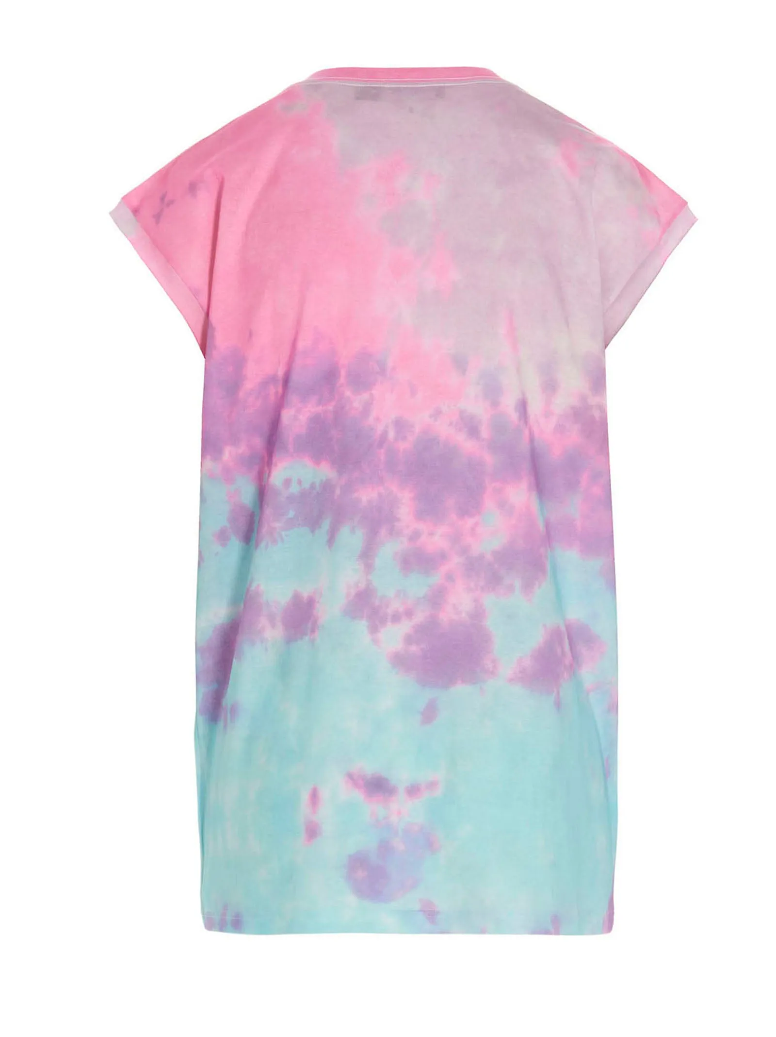 Dolce & Gabbana Embellished Tie-Dyed Sleeveless T-Shirt