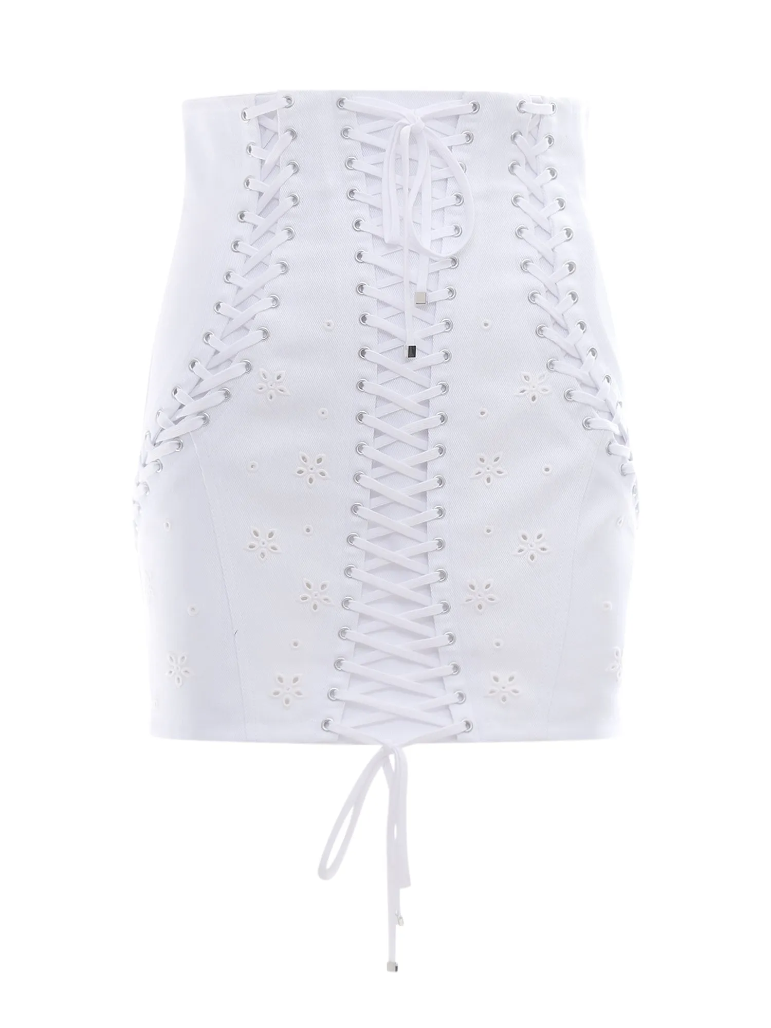 Dolce & Gabbana Floral Embroidered Mini Skirt