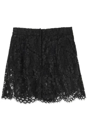 Dolce & Gabbana Floral Lace Slim Fit Shorts