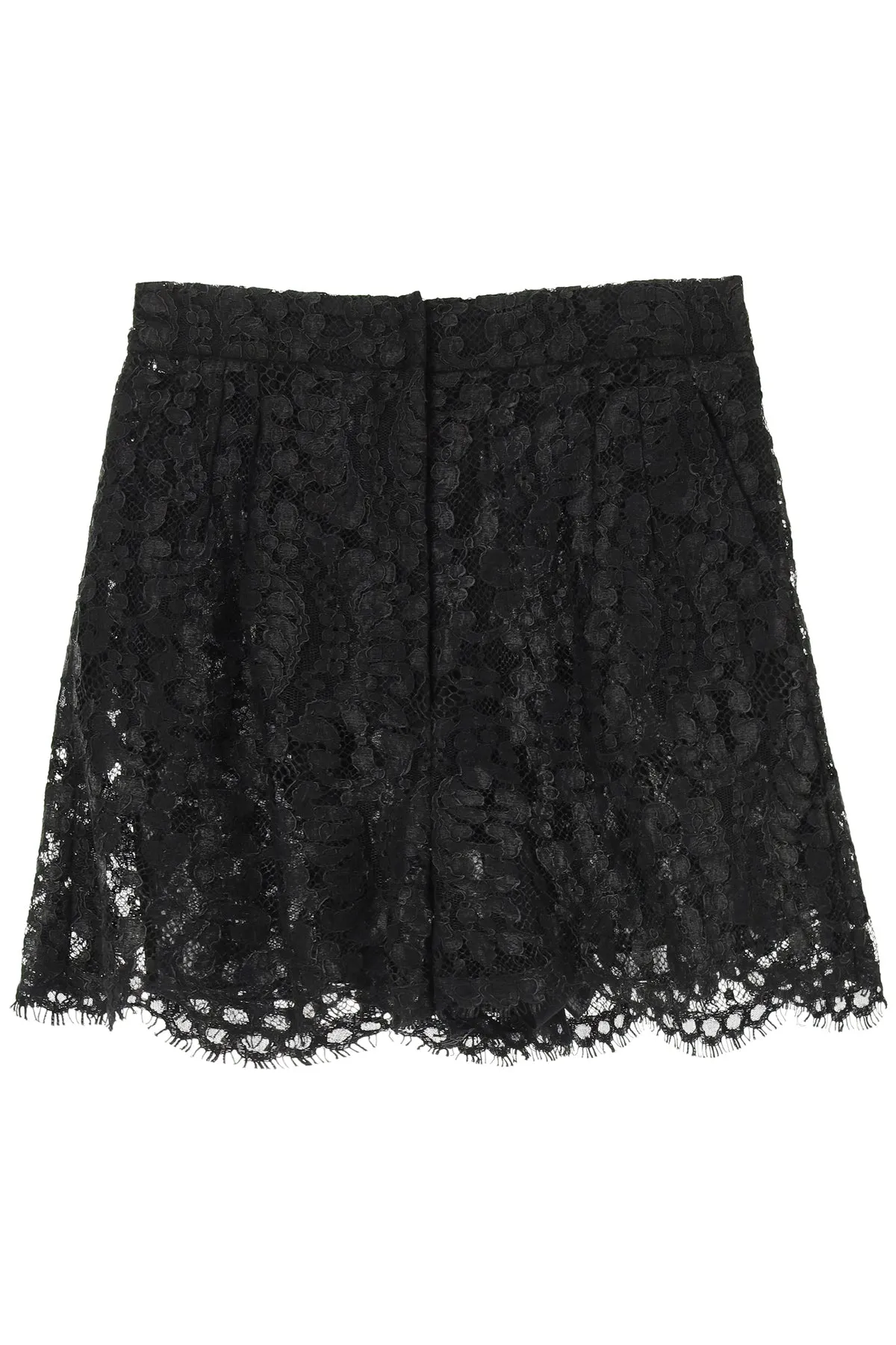 Dolce & Gabbana Floral Lace Slim Fit Shorts