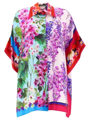 Dolce & Gabbana Floral Printed Short-Sleeved Shirt