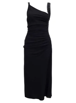 Dolce & Gabbana Gathered Detail Sleeveless Midi Dress