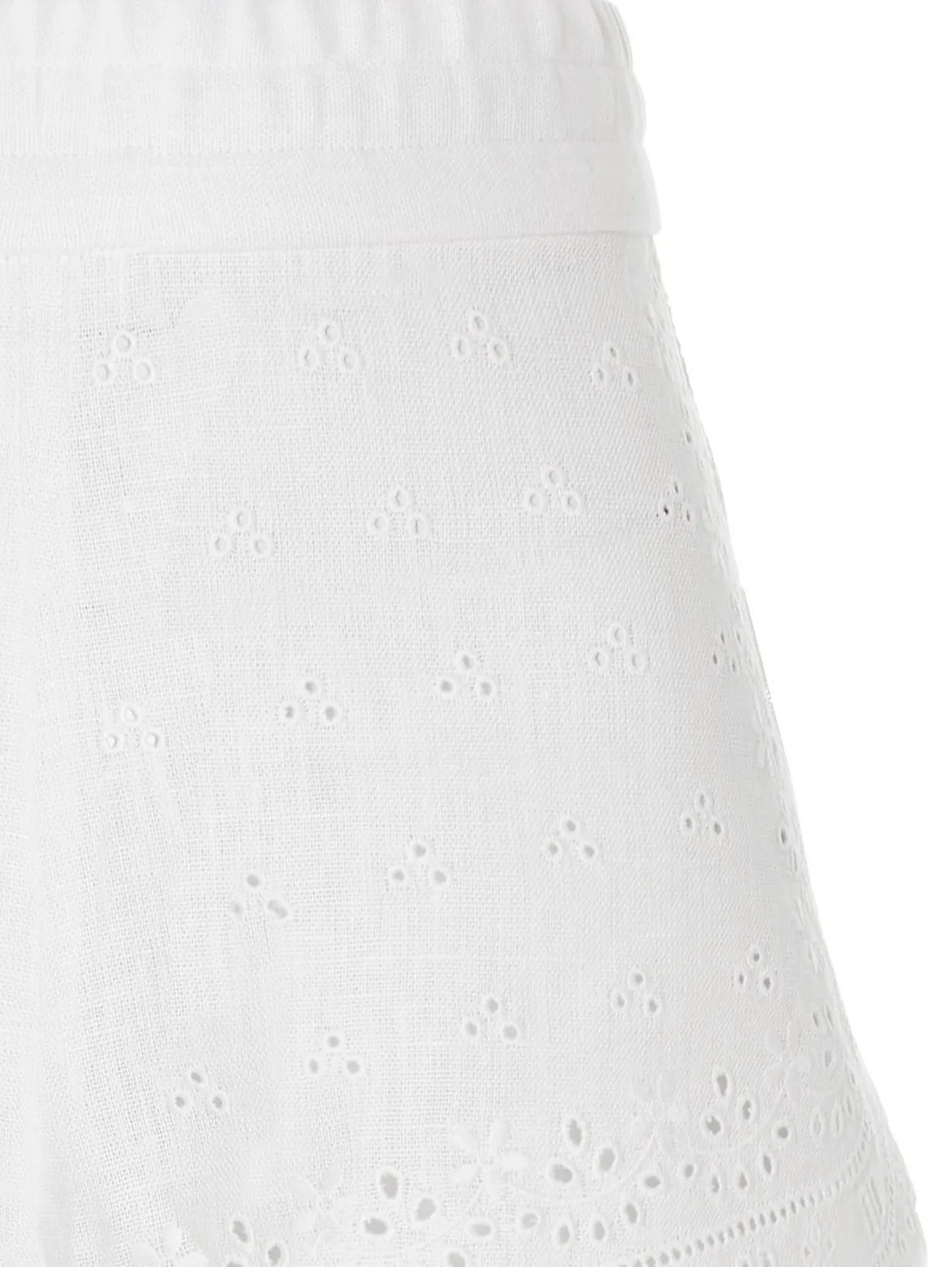 Dolce & Gabbana High Waist Broderie Zipped Shorts