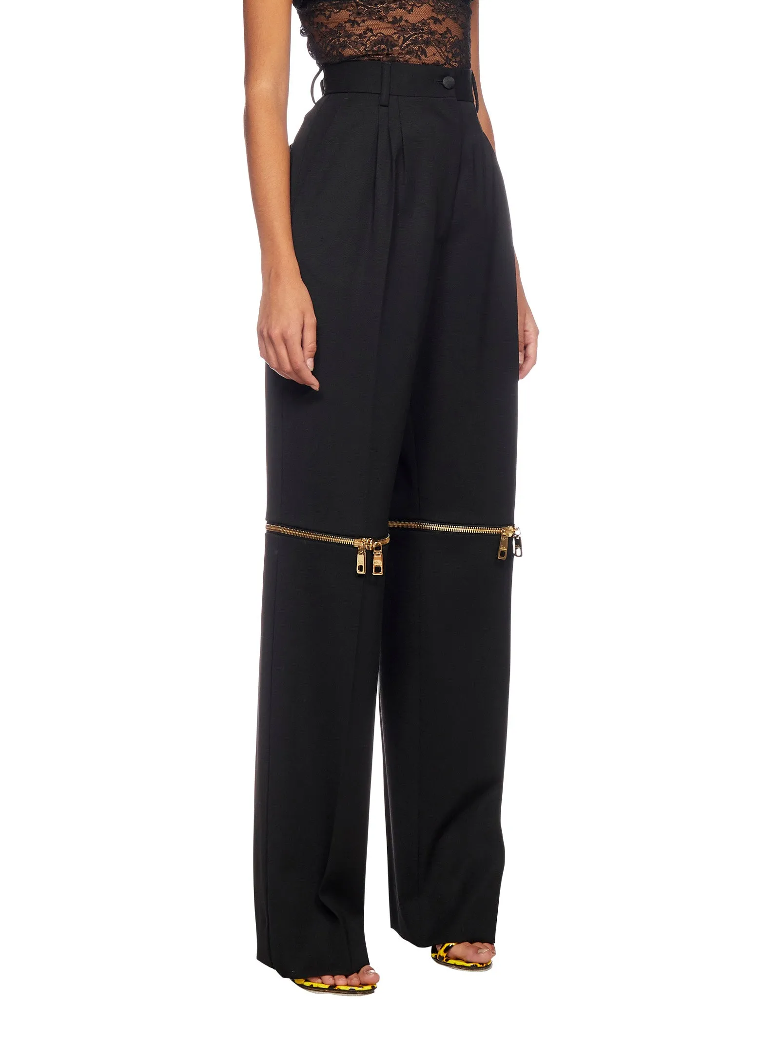 Dolce & Gabbana High-Waisted Convertible Pants