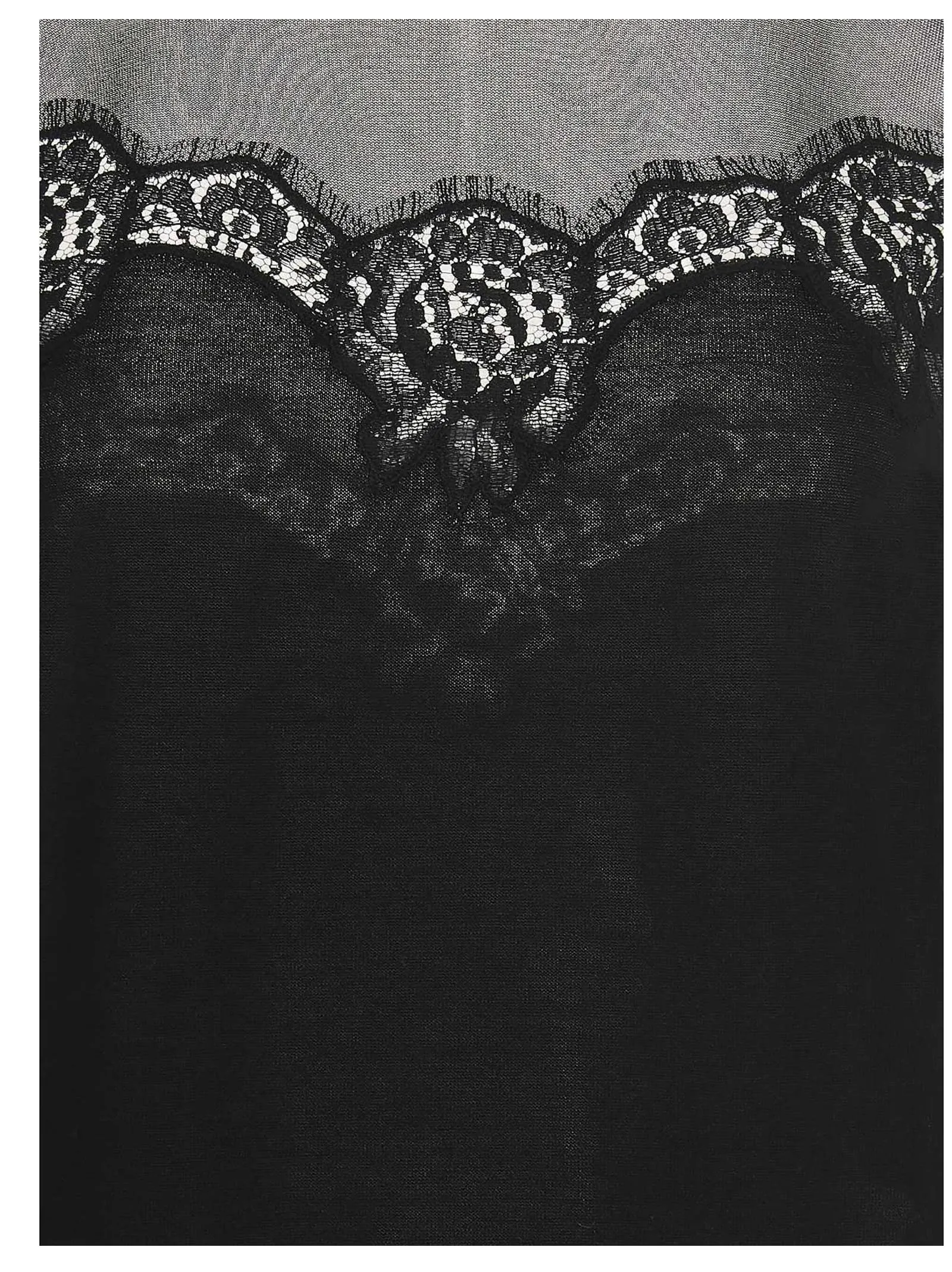 Dolce & Gabbana Lace Detailed Sleeveless Top