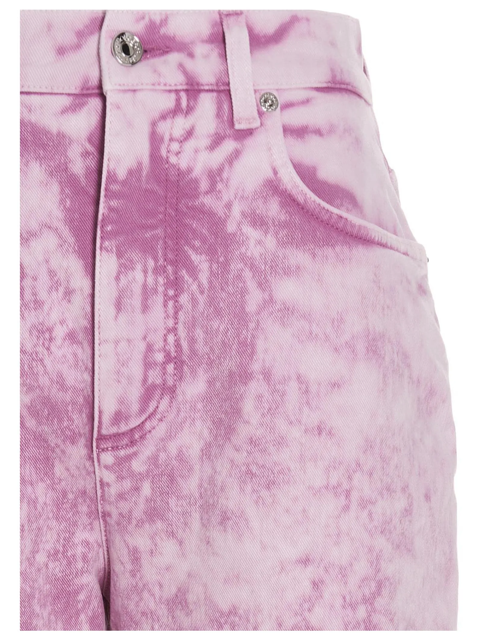 Dolce & Gabbana Logo Patch Tie-Dye Jeans