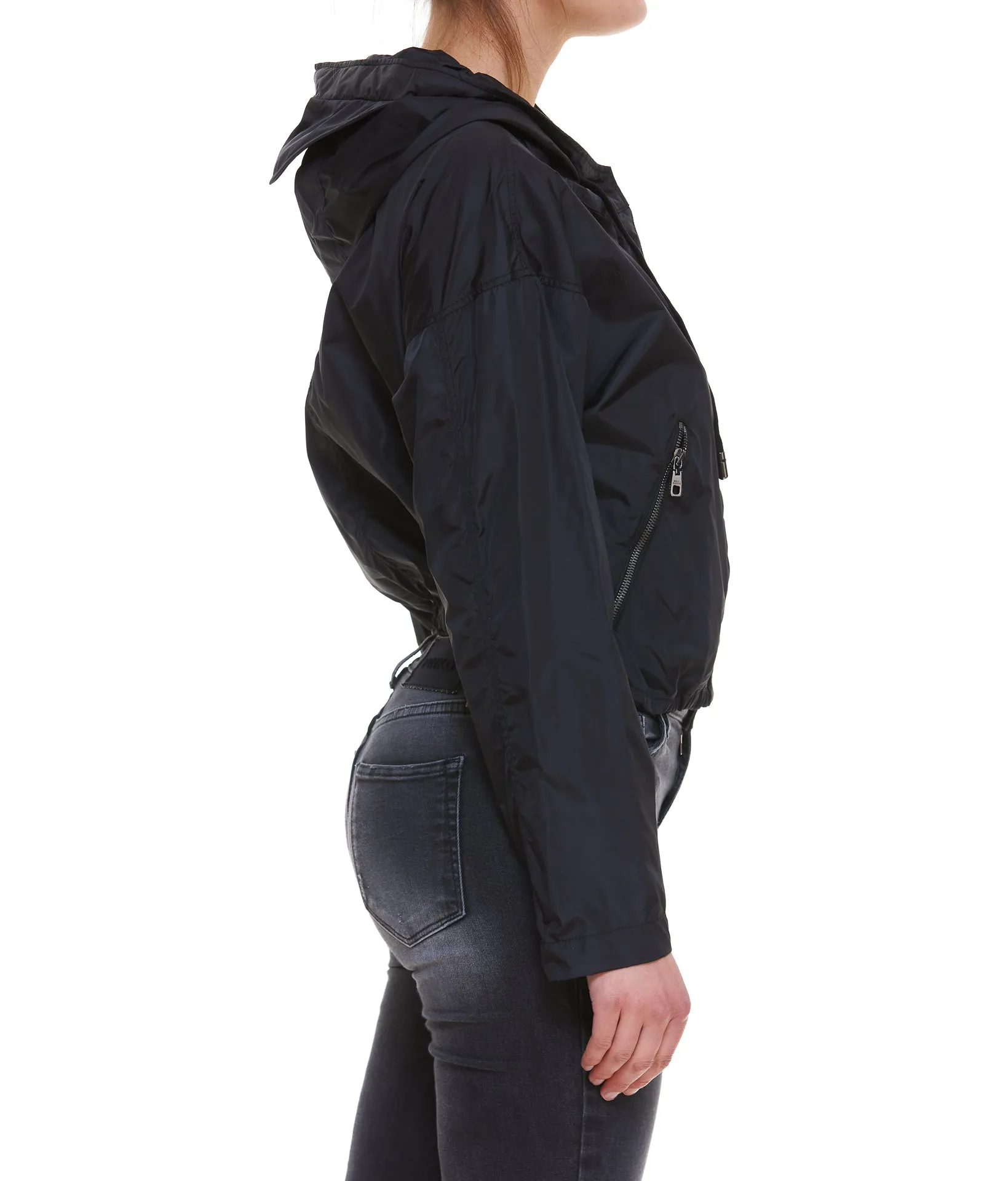 Dolce & Gabbana Logo Patch Zip-Up Jacket