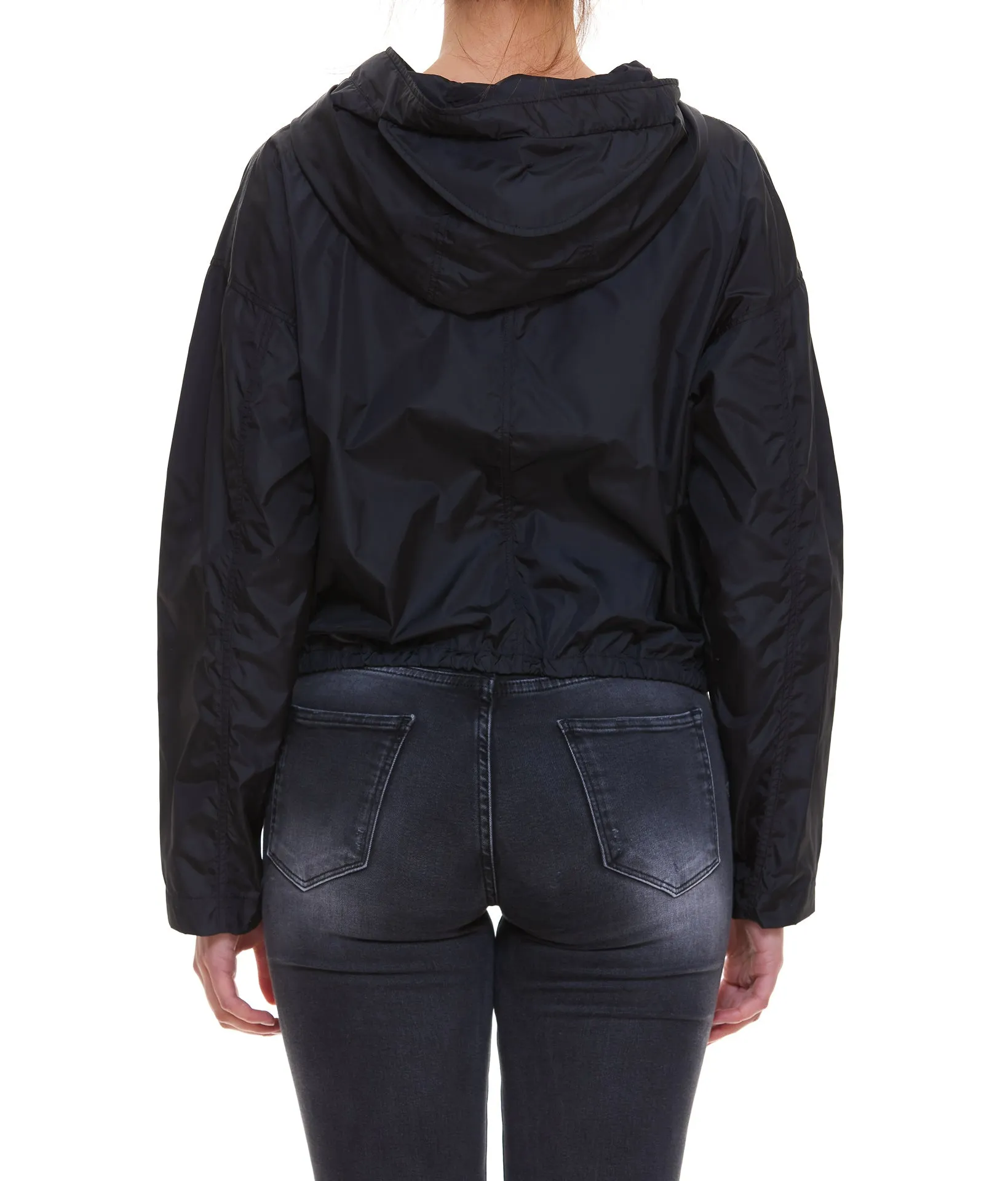 Dolce & Gabbana Logo Patch Zip-Up Jacket
