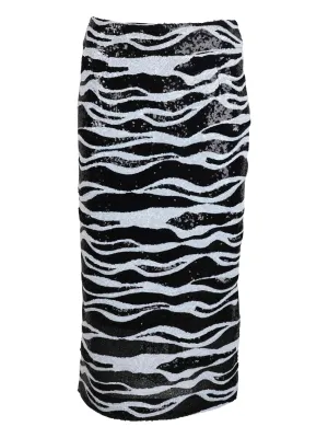 Dolce & Gabbana Sequin Embellished Pencil Skirt