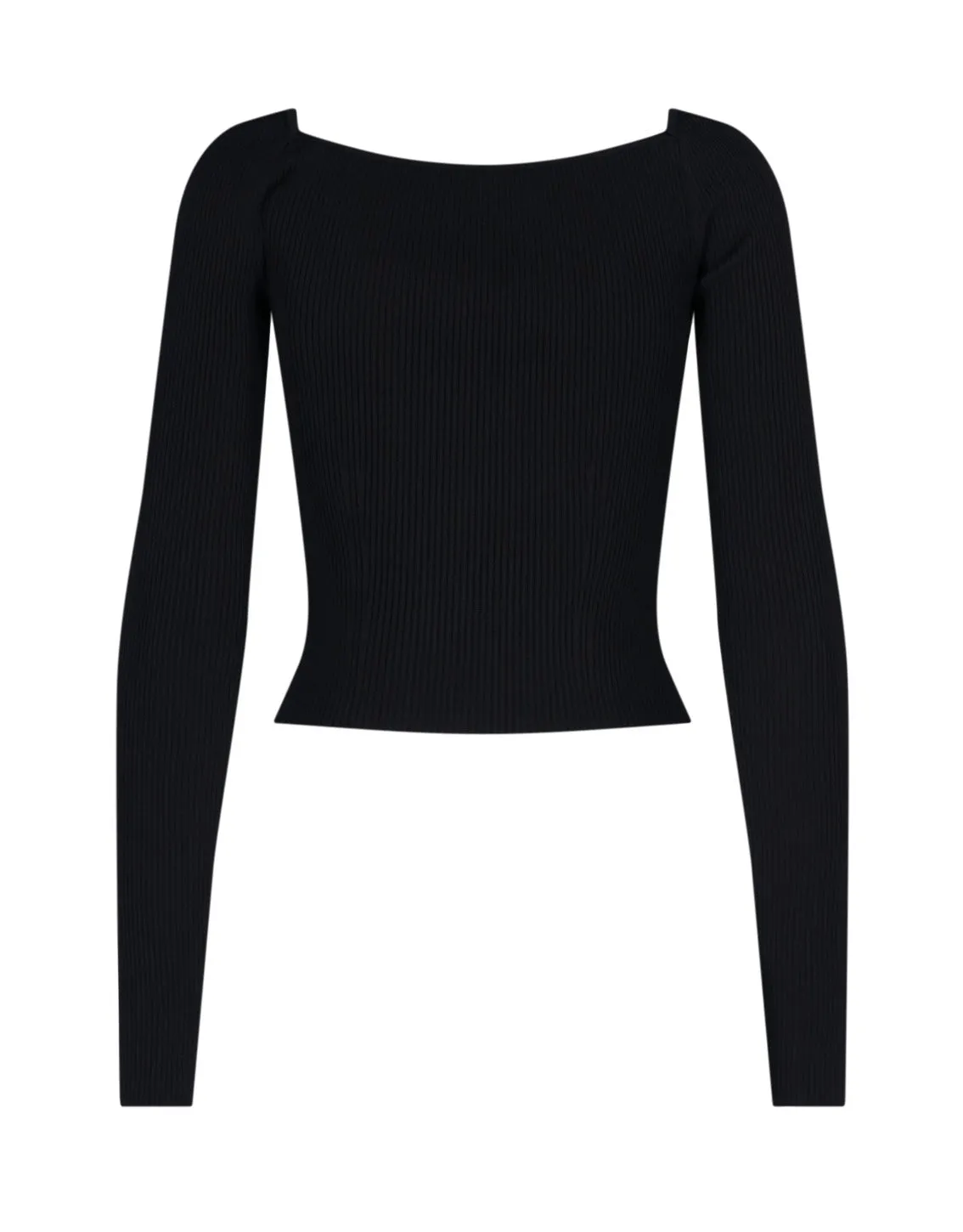Dolce & Gabbana Square Neck Long-Sleeved Knit Jumper