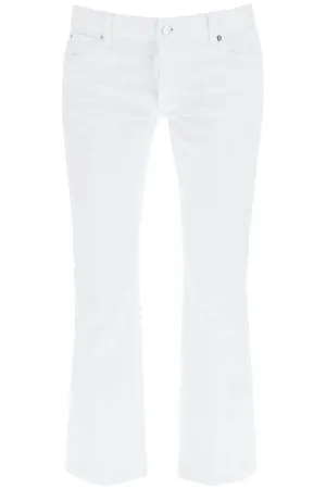 Dsquared2 Bootcut High-Waist Cropped Trousers