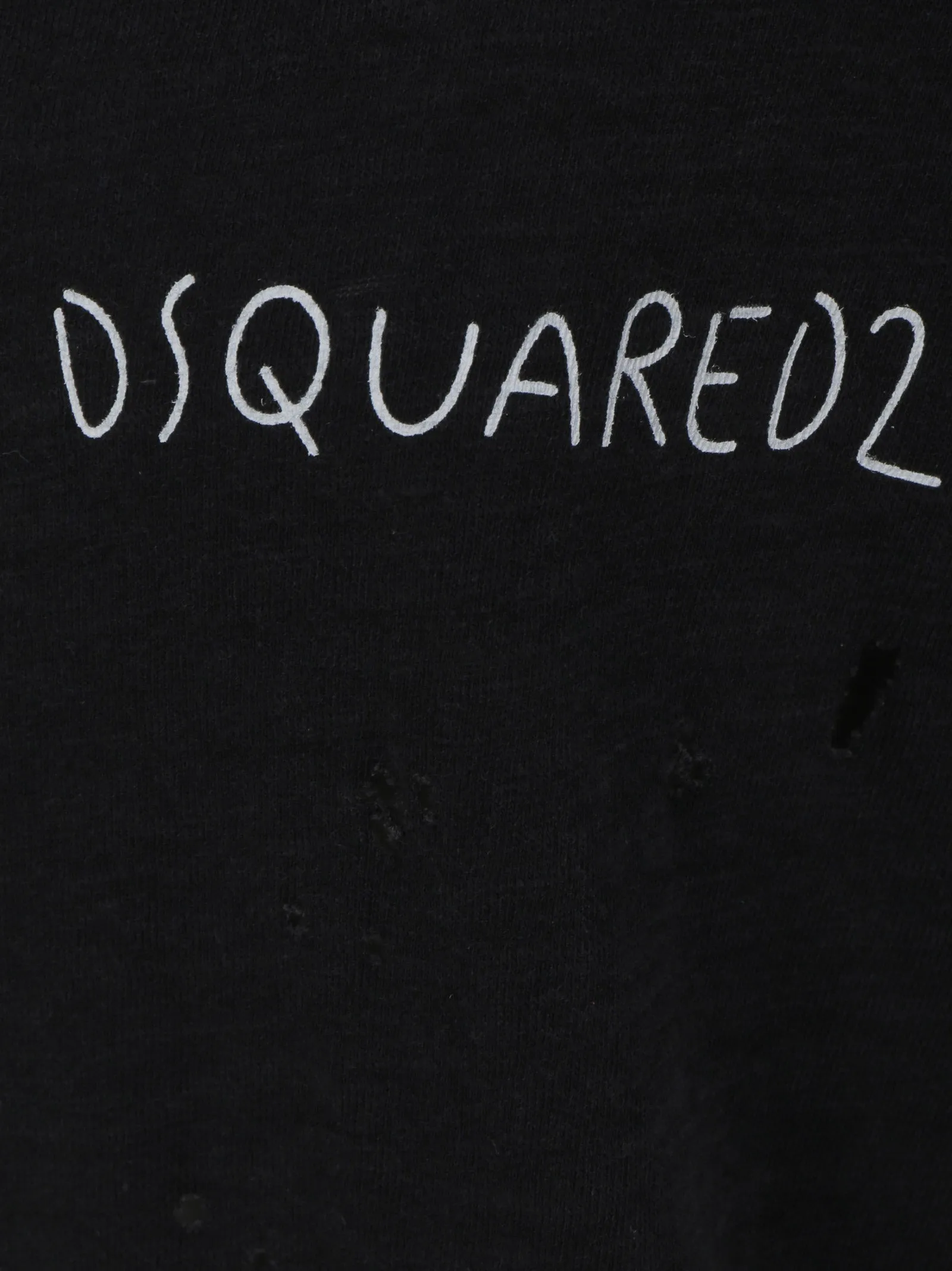 Dsquared2 Cut-Out Detailed Crewneck T-Shirt